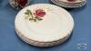 PARTIAL SET OF RIDGWAY ANN. ROSE PATTERN DISHES - 3