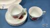 PARTIAL SET OF RIDGWAY ANN. ROSE PATTERN DISHES - 5