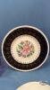 CRANBERRY 8IN BOWL WITH GOLD TRIM - 4