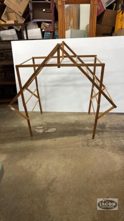 WOODEN CLOTHES RACK
