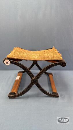 VINTAGE CAST IRON CUTTER SEAT