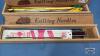 (2) WOODEN BOXES WITH KNITTING NEEDLES - 2
