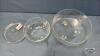 (2) ETCHED GLASS BOWLS - 4