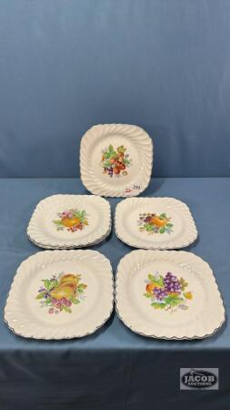 (6) 7.5IN SNOW WHITE REGENCY PLATES