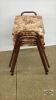 (3) STEEL STACKING STOOLS - 2