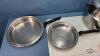 STAINLESS COOKWARE LOT - 3