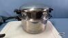 STAINLESS COOKWARE LOT - 4