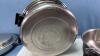 STAINLESS COOKWARE LOT - 6