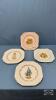 (4) JOHNSON BROS. 8IN SQ FRUIT PLATES