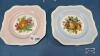 (4) JOHNSON BROS. 8IN SQ FRUIT PLATES - 7