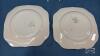 (4) JOHNSON BROS. 8IN SQ FRUIT PLATES - 8