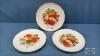 (5) 7.5IN GERMAN FRUIT PLATES - 5