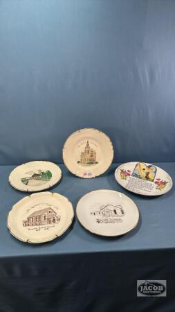 (4) COMMEMERATIVE PLATES