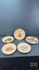 (4) COMMEMERATIVE PLATES