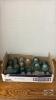 APPROX. 20 GLASS INSULATORS
