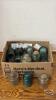 APPROX. 14 GLASS INSULATORS