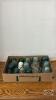 APPROX. 16 GLASS INSULATORS