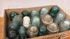 APPROX. 16 GLASS INSULATORS - 3