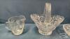 CLEAR GLASS LOT - 6