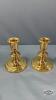 (4) BRASS CANDLE STICKS - 2