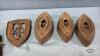 (3) SAD IRONS WITH TRIVOT AND HANDLE - 3