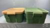 (2) ROUGHNECK RUBBERMAID TOTES WITH LIDS - 2