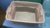 (2) UNMATCHED RUBBERMAID TOTES - 3