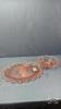 (2) PINK GLASS PIECES