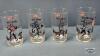 (4) WALT DISNEY DAVEY CROCKETT 4.5IN WATER GLASSES - 2