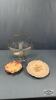 UNIQUE PEDESTAL DISH WITH HANDLE