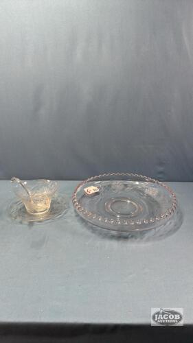 CORNFLOWER 11IN BEADED BOWL