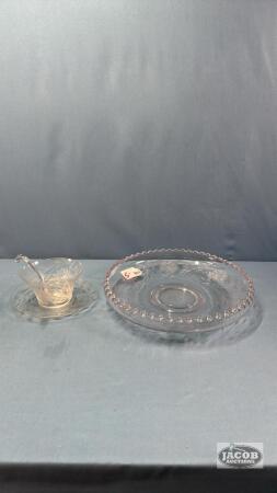 CORNFLOWER 11IN BEADED BOWL