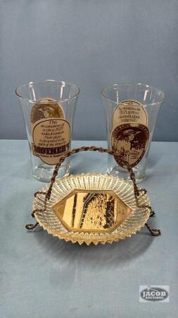 (2) MOTHERS PIZZA 5.5IN GLASSES