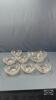 SET OF STARBURST PATTERN BOWLS