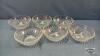 SET OF STARBURST PATTERN BOWLS - 6