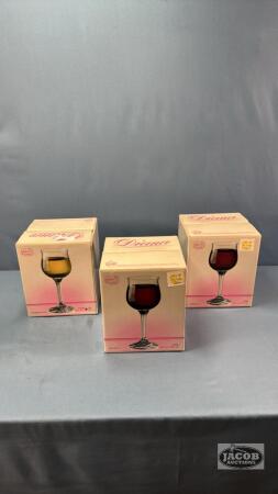 (12) 6.75 OZ. WINE GLASSES