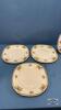 (4) 9IN PLATES AND (1) CUP AND SAUCER - 2