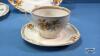 (4) 9IN PLATES AND (1) CUP AND SAUCER - 5