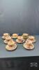 (8) TEA CUPS AND SAUCERS