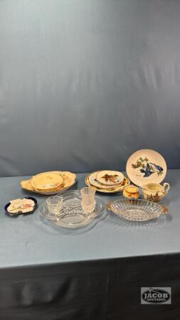 ASSORTED CHINA AND GLASS LOT