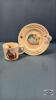 (2) WEDGEWOOD PETER RABBIT PIECES