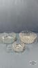 (3) ASSORTED GLASS BOWLS
