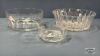 (3) ASSORTED GLASS BOWLS - 2
