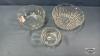 (3) ASSORTED GLASS BOWLS - 3