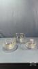 (3) MATCHING GLASS BOWLS