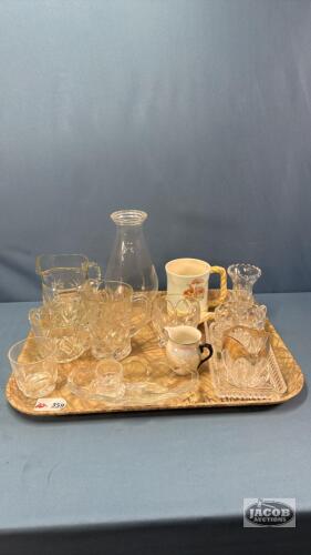 ASSORTED GLASSWARE LOT