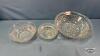 (3) GLASS BOWLS - 3