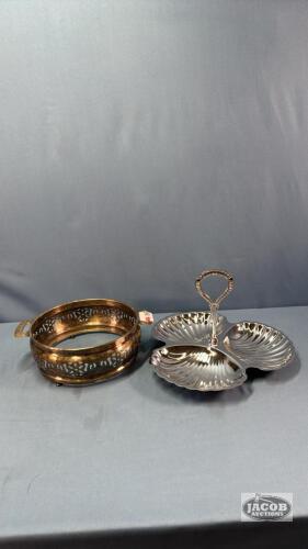 10IN WIDE METAL SERVING PIECE