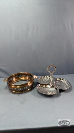 10IN WIDE METAL SERVING PIECE