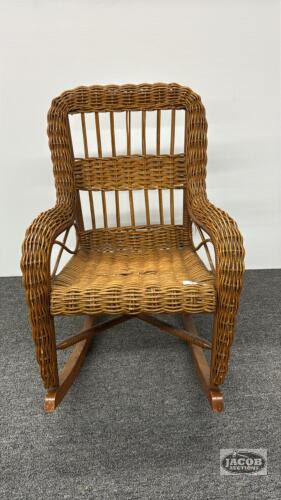 CHILDS WICKER ROCKER